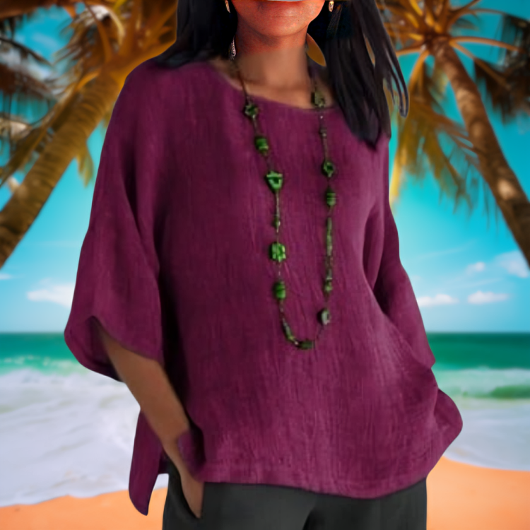 Calithea | Women’s Relaxed Half Sleeve Casual Blouse