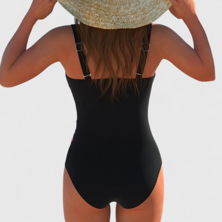 Solviera | Women’s Wrap-Front One-Piece Swimwear