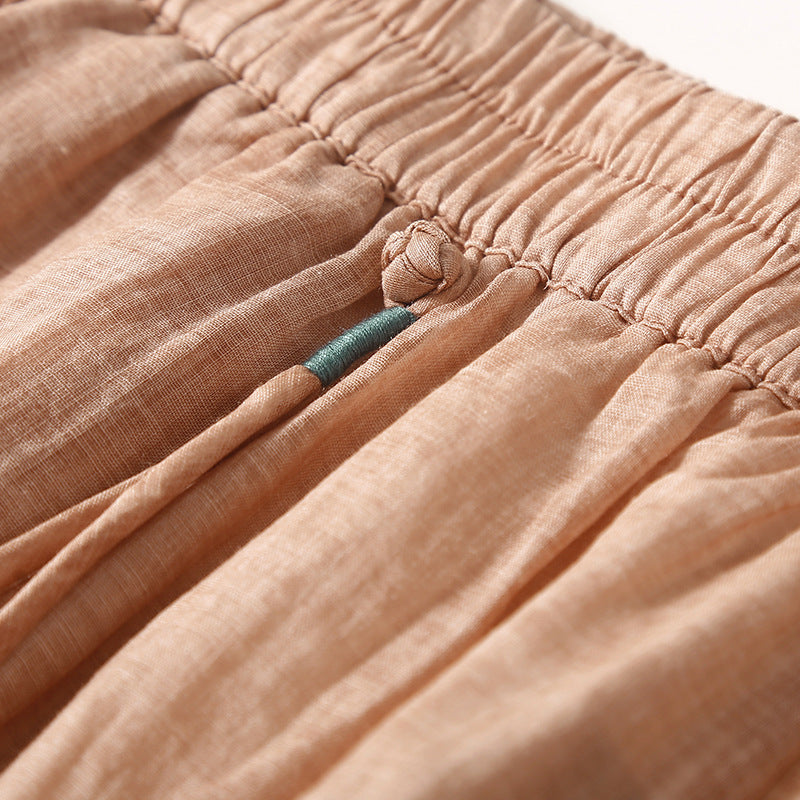 Relaxed Summer Pants – Lightweight Drawstring Pants for Women