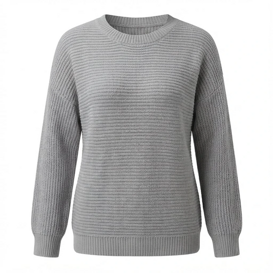 Cozy Crew Neck Knit Sweater
