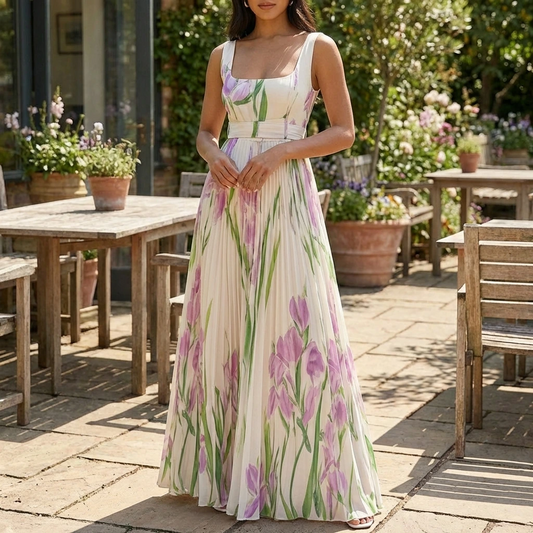 Serelina | Women’s Pleated Maxi Dress