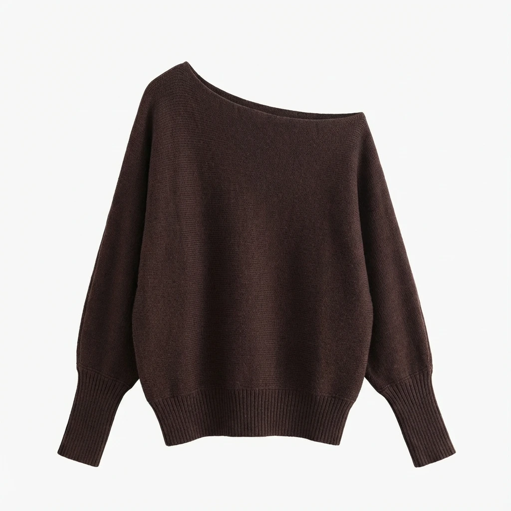 Women’s Off-Shoulder Knit Sweater