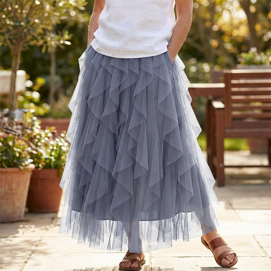 Liorenne | Women’s Layered Tulle Maxi Skirt