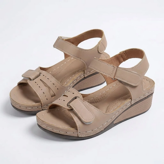 Women’s Open-Toe Sandals – Adjustable Strap Design with Cushioned Sole