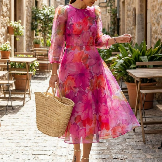 Ravella | Floral Long Sleeve Maxi Dress