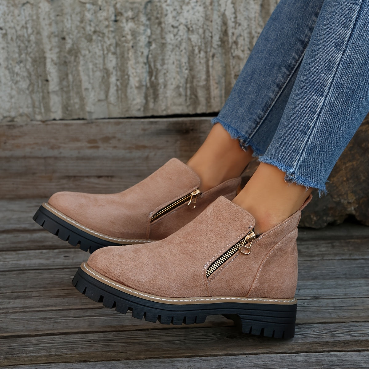 Jordan | Women’s Orthopedic Ankle Boots with Side Zipper