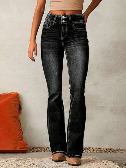 Marie | Women’s High Waist Flared Jeans