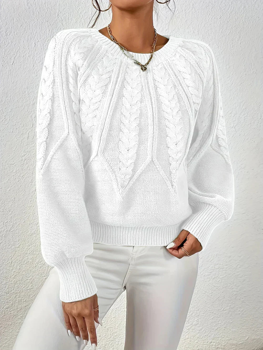 Cable Knit Cozy Women Sweater
