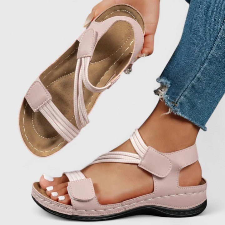 Women’s Orthopedic Sandals with Crisscross Straps