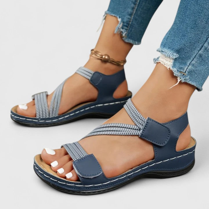 Women’s Orthopedic Sandals with Crisscross Straps