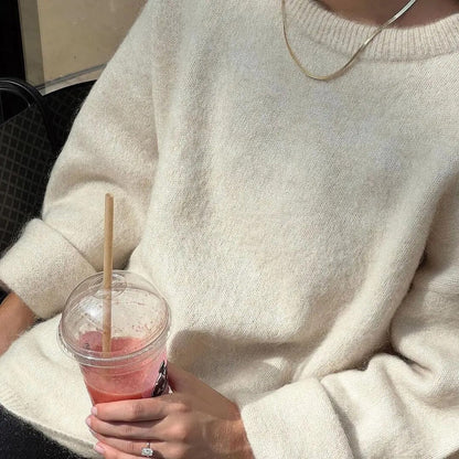 Oversized Cozy Knit Women Sweater