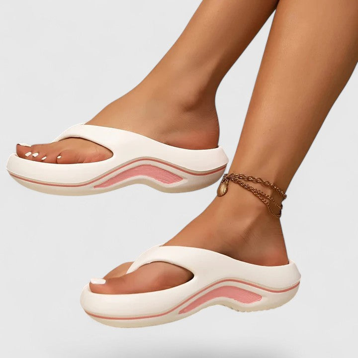 Aurevella | Women’s Orthopedic slides with Cushioned Sole