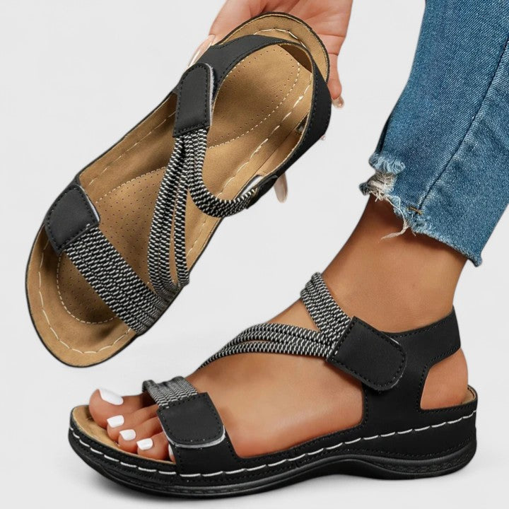 Women’s Orthopedic Sandals with Crisscross Straps