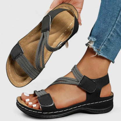 Women’s Orthopedic Sandals with Crisscross Straps