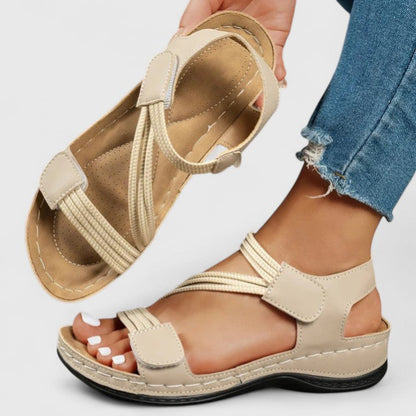 Women’s Orthopedic Sandals with Crisscross Straps