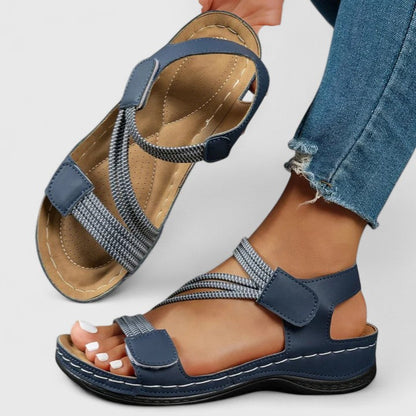 Women’s Orthopedic Sandals with Crisscross Straps