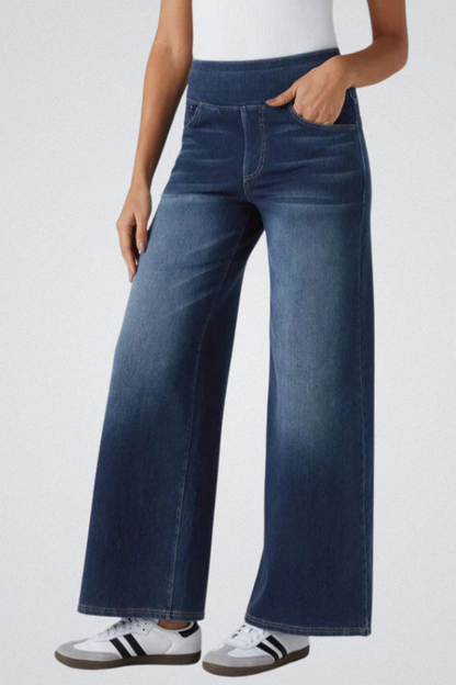 Elowen | Women’s High Waist Wide Leg Jeans