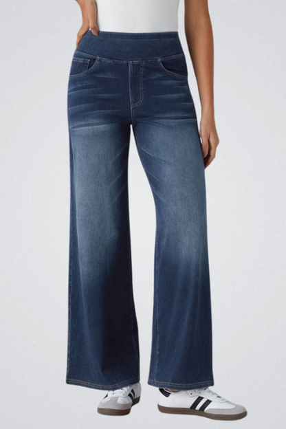 Elowen | Women’s High Waist Wide Leg Jeans