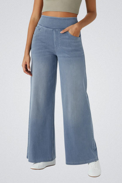Elowen | Women’s High Waist Wide Leg Jeans