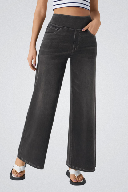 Elowen | Women’s High Waist Wide Leg Jeans