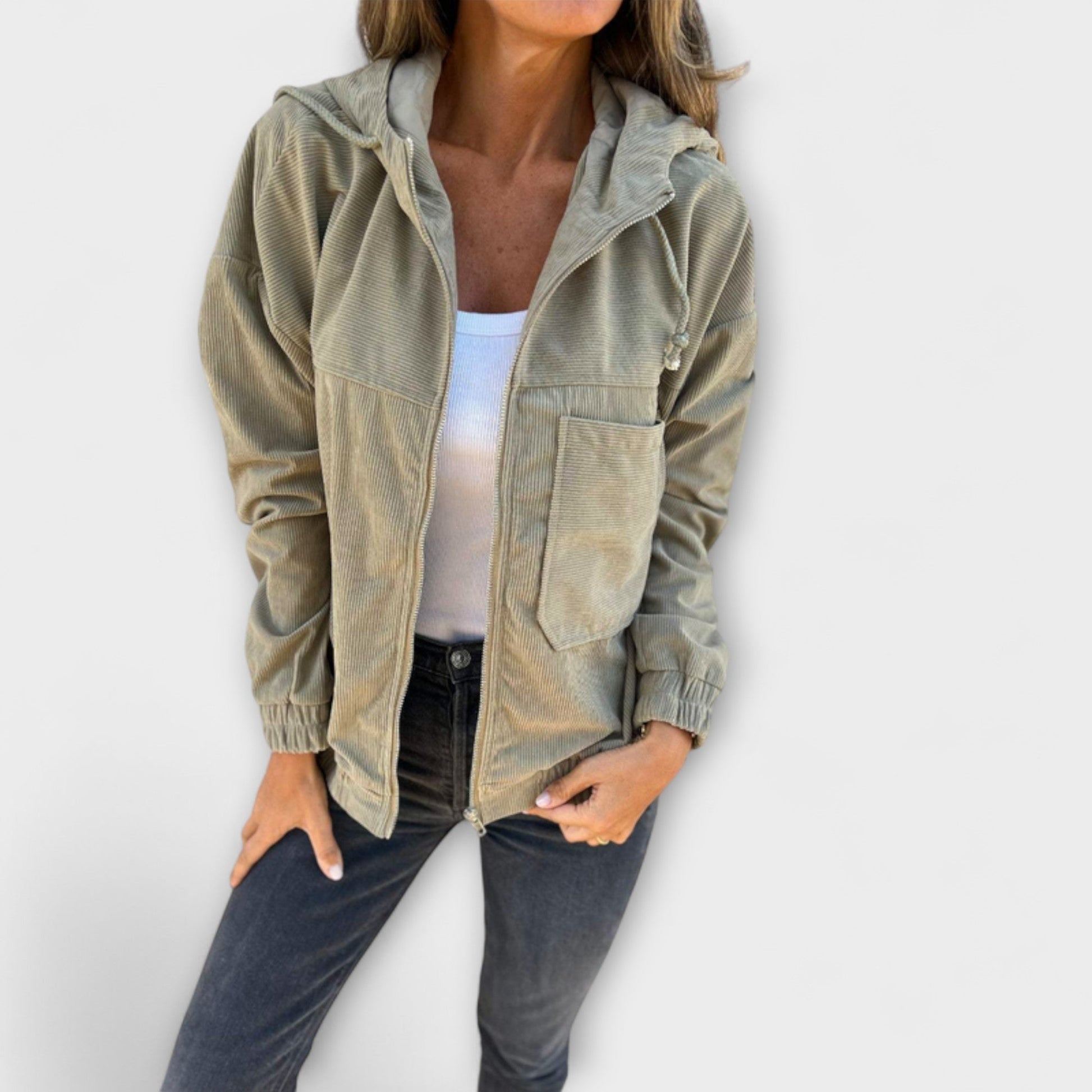 Calyra | Women’s Relaxed Zip Hoodie Jacket