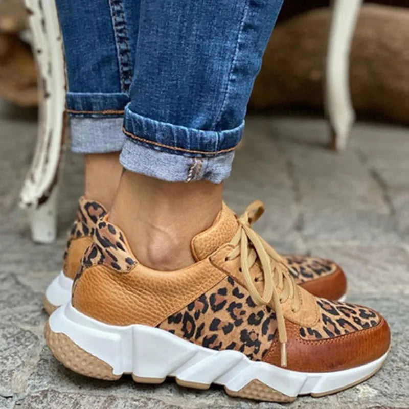 Nancy | Women’s Orthopedic Chunky Lace-Up Sneakers