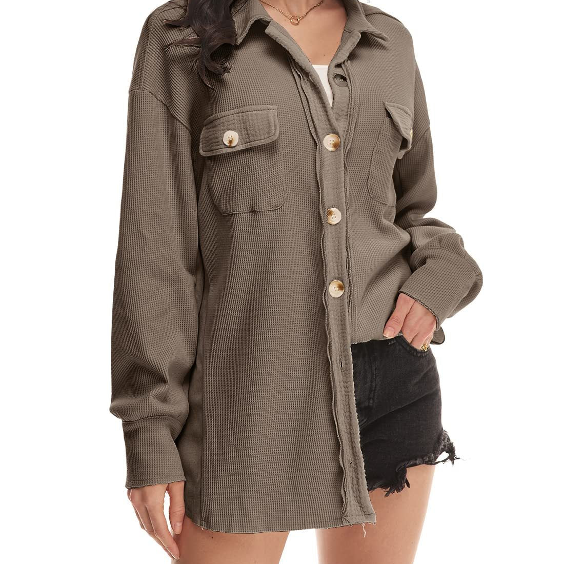 Arvessae | Women’s Button-Front Utility Summer Jacket