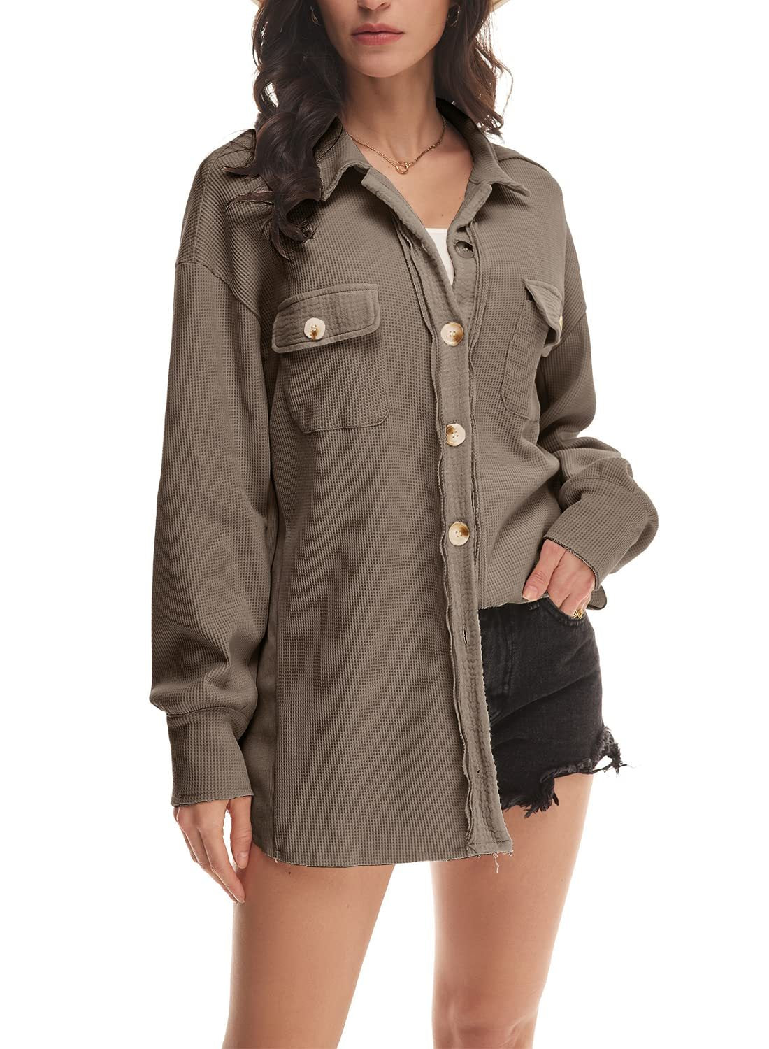 Arvessae | Women’s Button-Front Utility Summer Jacket