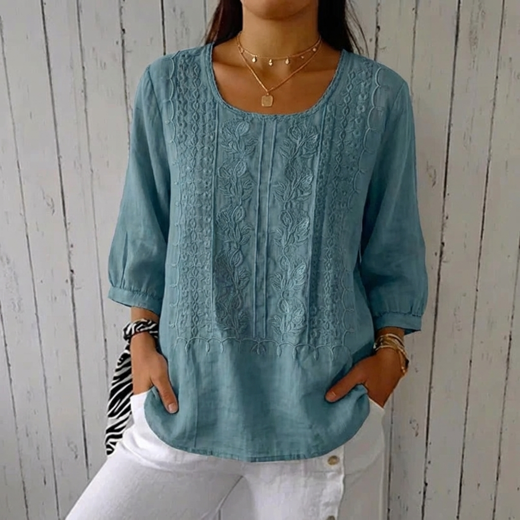 Elarioné | Women’s Embroidered Summer Top