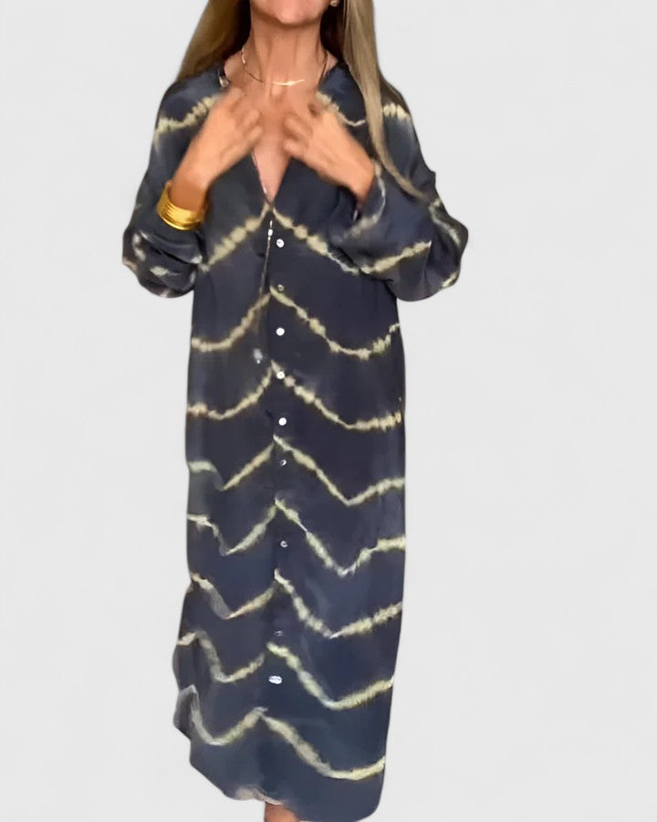 Arielle | Women’s Boho Button Front Maxi Dress