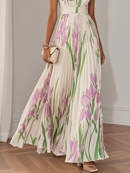 Serelina | Women’s Pleated Maxi Dress