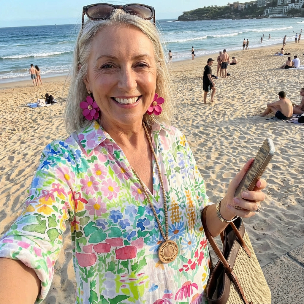 Zalira | Women’s Floral Shirt Midi Dress