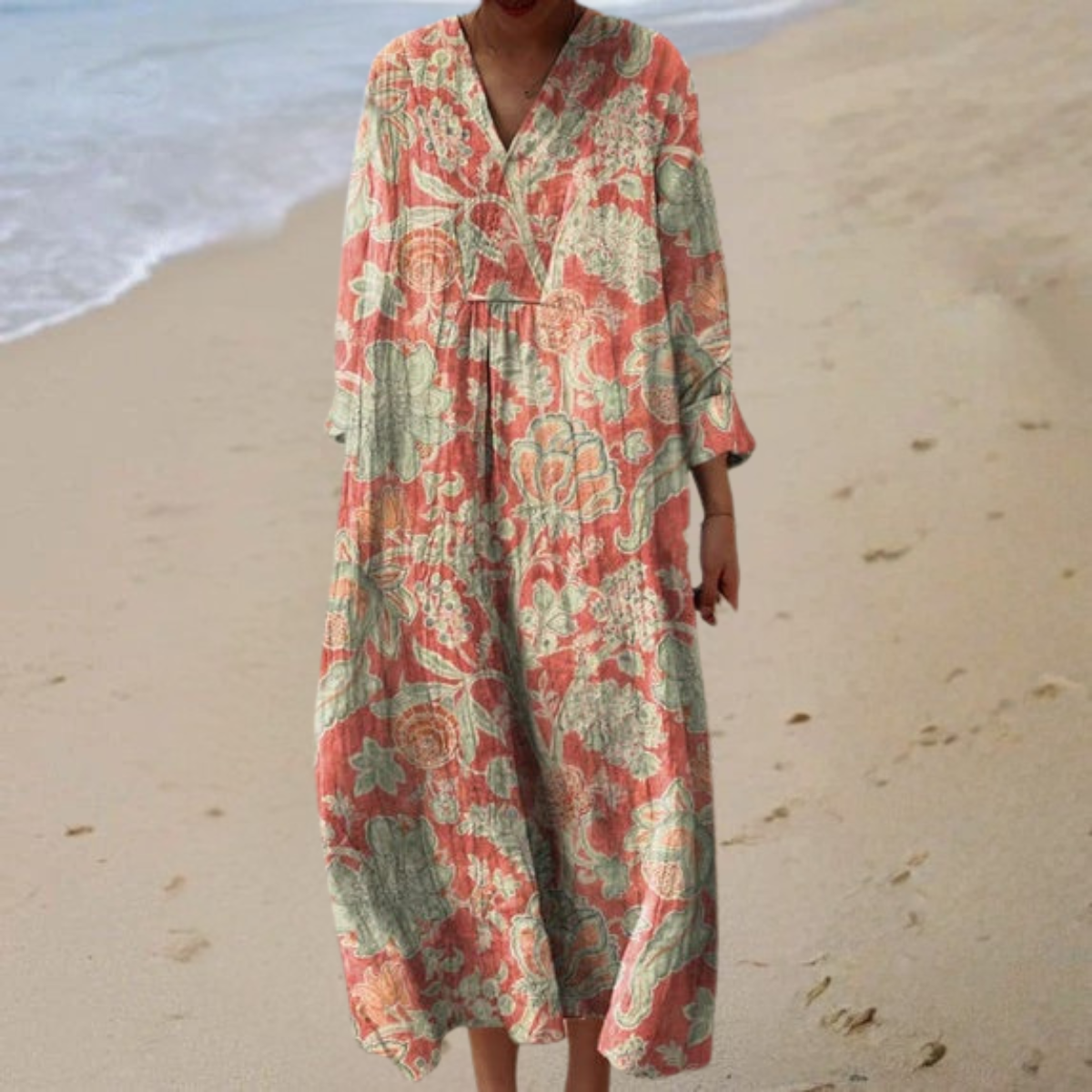 Calira | Women’s Sleeveless Floral Midi Dress