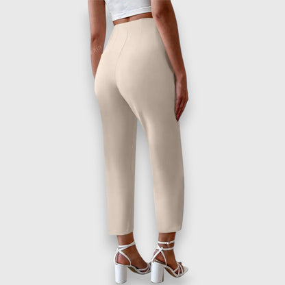 Women’s High Waist Pants – Elegant Straight Fit
