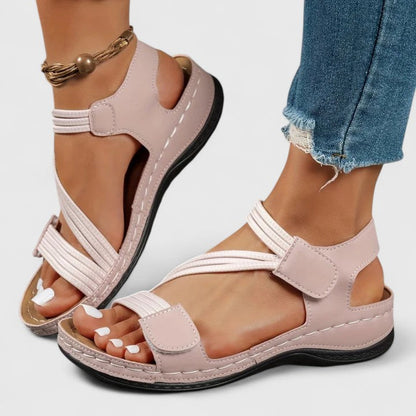 Women’s Orthopedic Sandals with Crisscross Straps