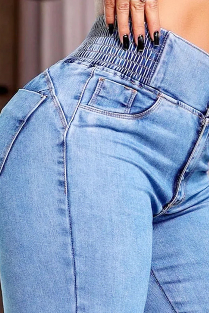 Veloria | Women’s High-Waist Straight-Leg Jeans