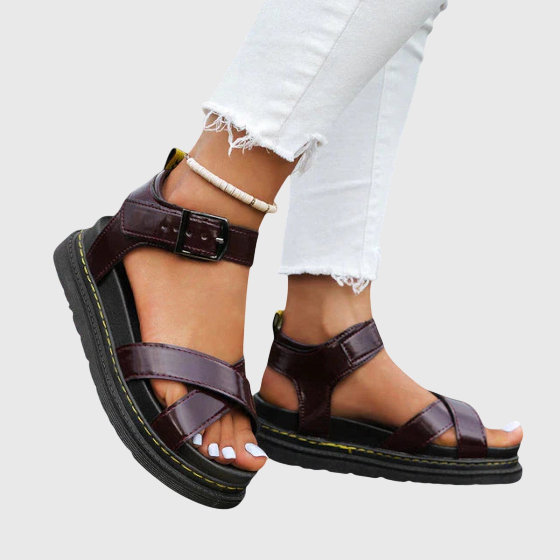 Orthopedic Chunky Strap Sandals