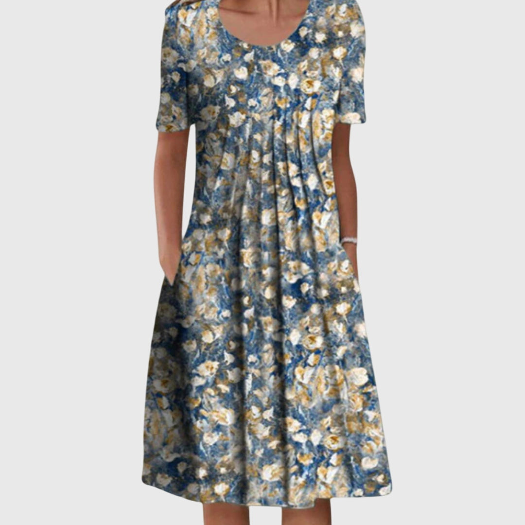 Women’s Floral Print Midi Dress