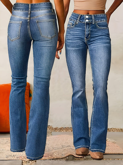 Marie | Women’s High Waist Flared Jeans