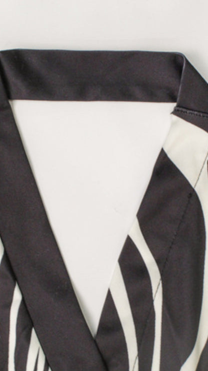 Solenne | Women’s Halter Wrap Tie Waist Mini Dress