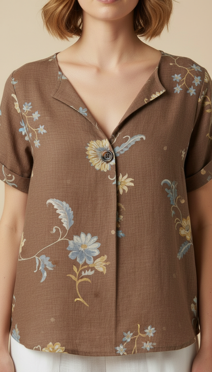 Bravellea | Women’s Relaxed Floral Summer Top