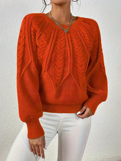 Cable Knit Cozy Women Sweater