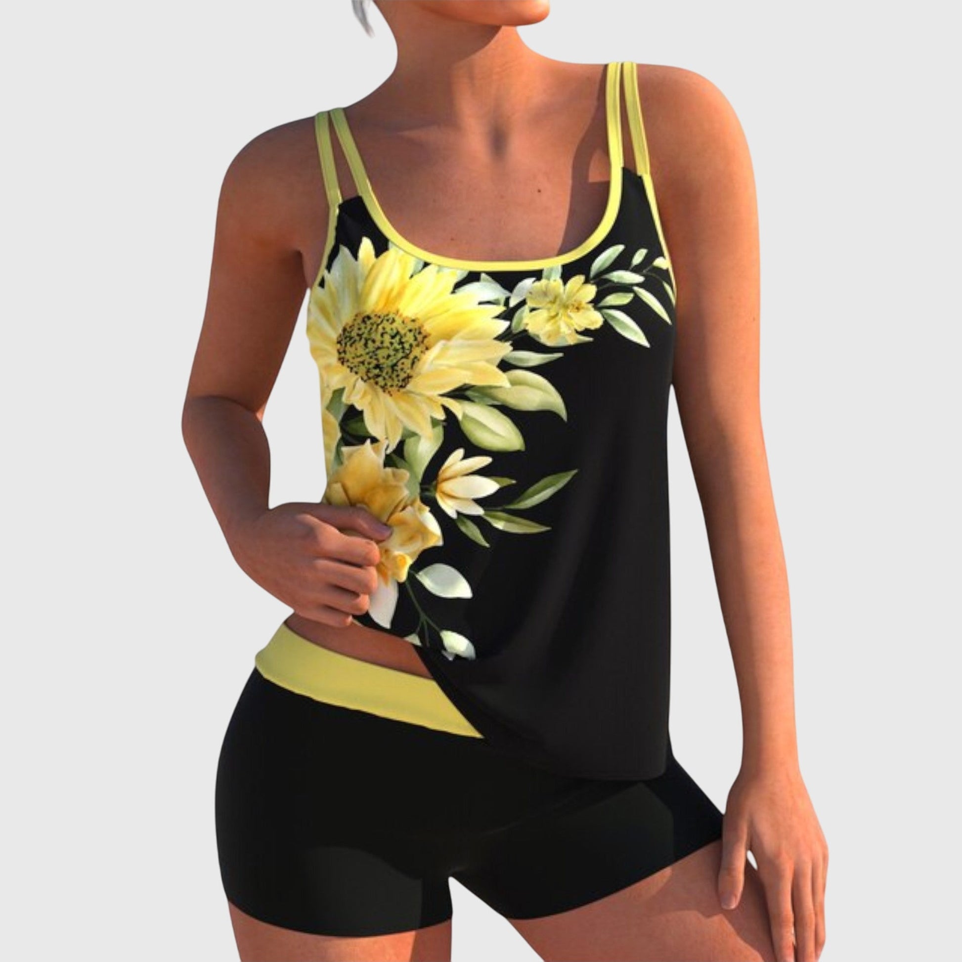 Florévia | Women’s Floral Tankini Swim Set