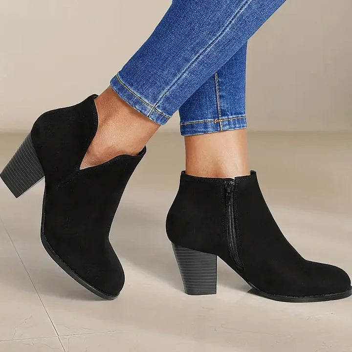 Blair | Classic Block Heel Ankle Boots