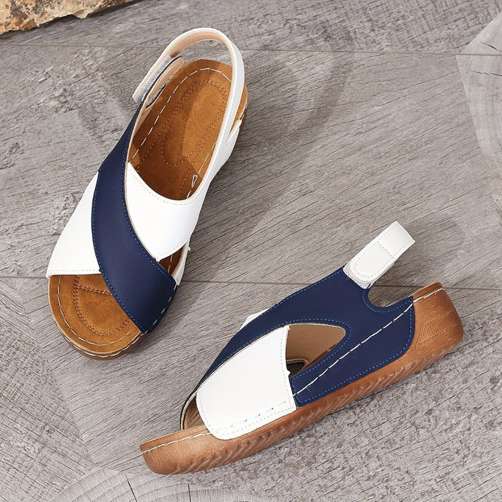 Women’s Platform Sandals – Slip-On Open Toe Shoes