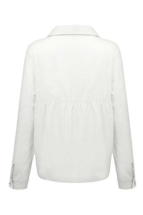 Elowen | Women’s Relaxed Button-Front Airy Blouse