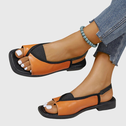 Women’s Orthopedic Slingback Sandals with Elastic Panel