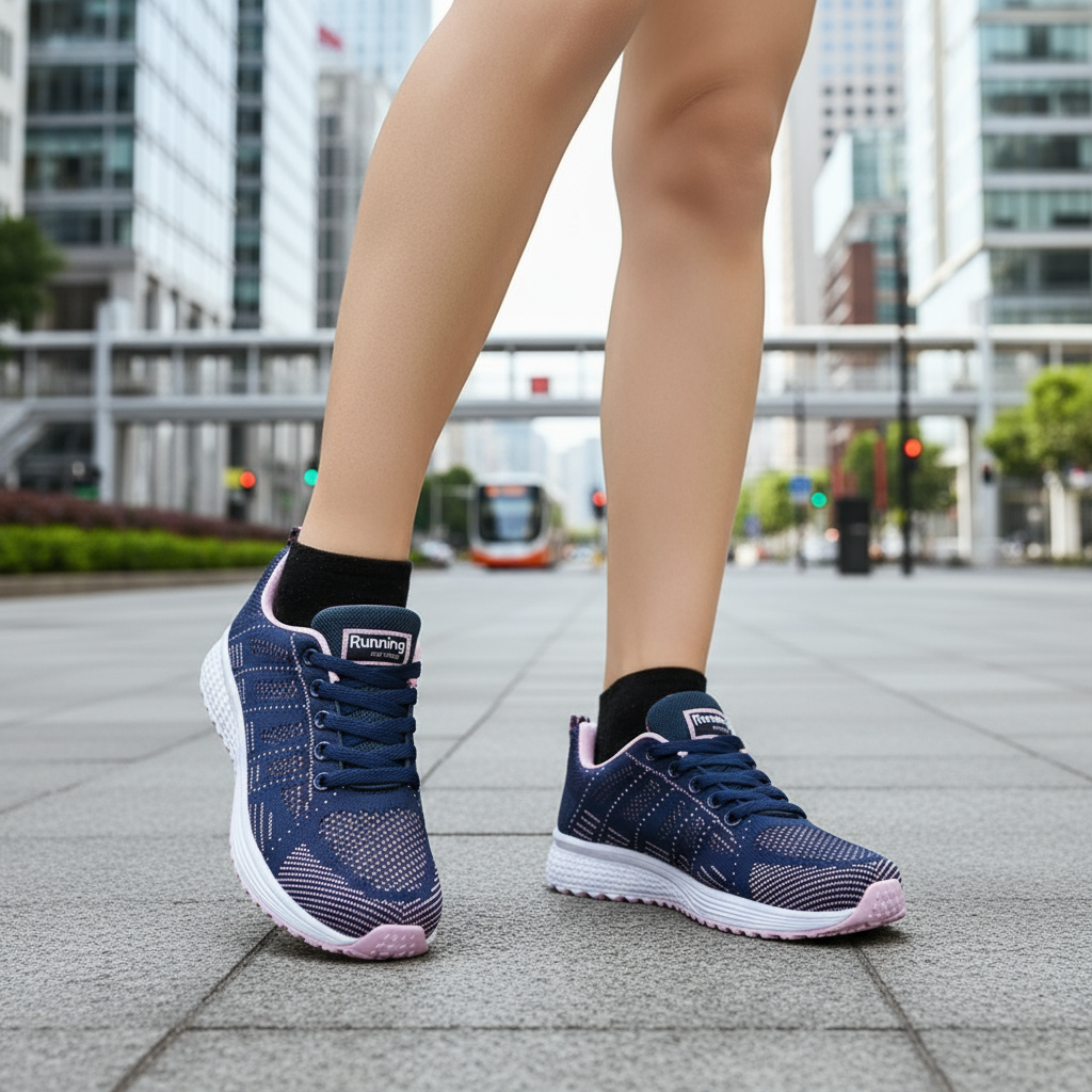 Quinn | Women’s Lightweight Knit Comfort Sneakers