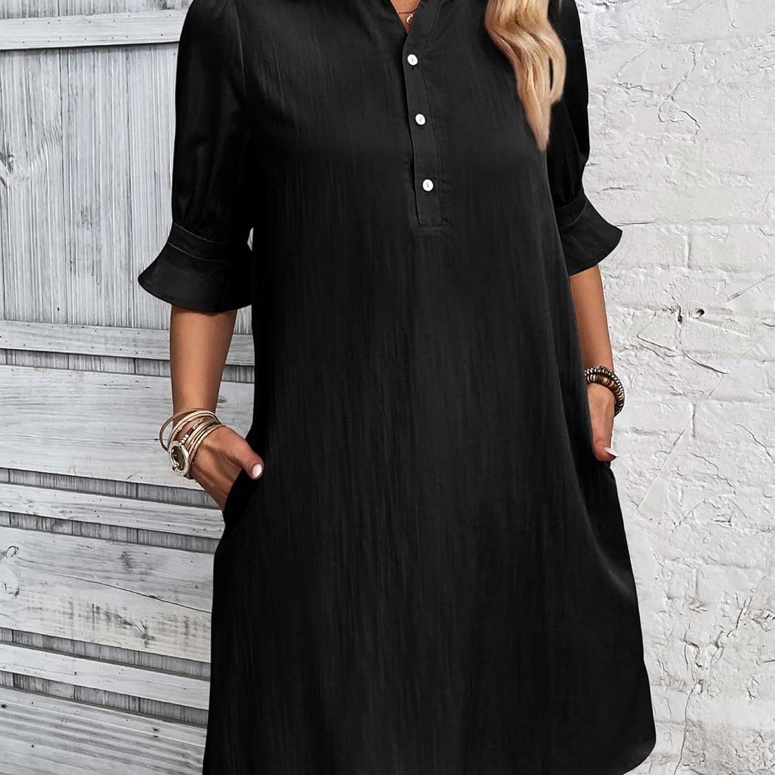 Neritha | Women’s Button Shirt Dress