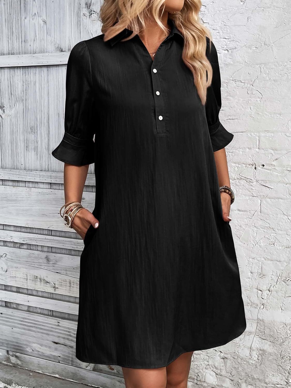 Neritha | Women’s Button Shirt Dress